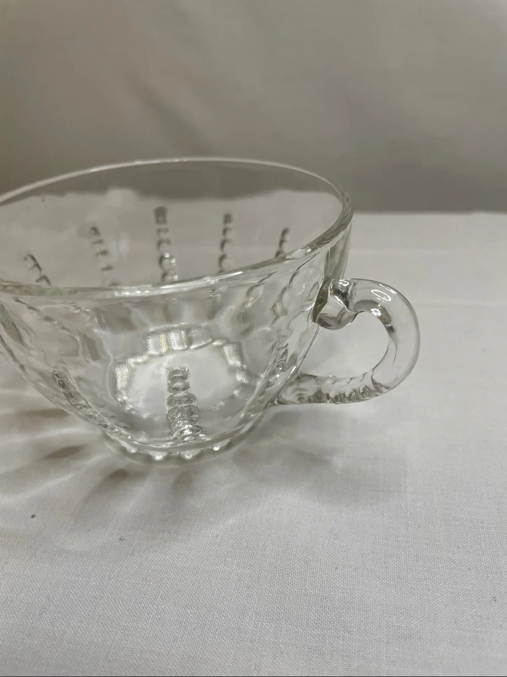 VINTAGE FEDERAL GLASS Columbia Pattern Cup
